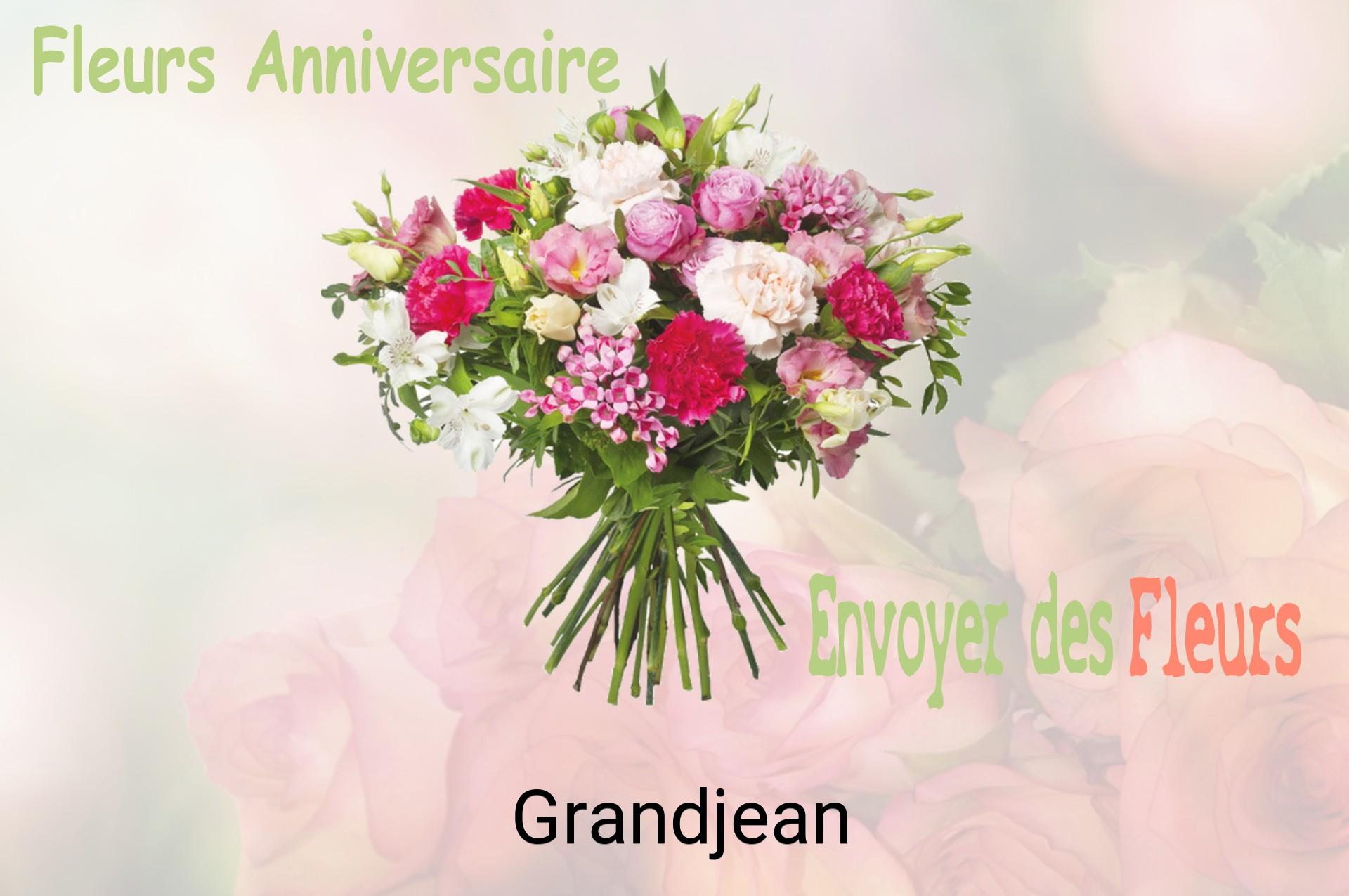 Bouquet de fleurs d’anniversaire livré à Grandjean