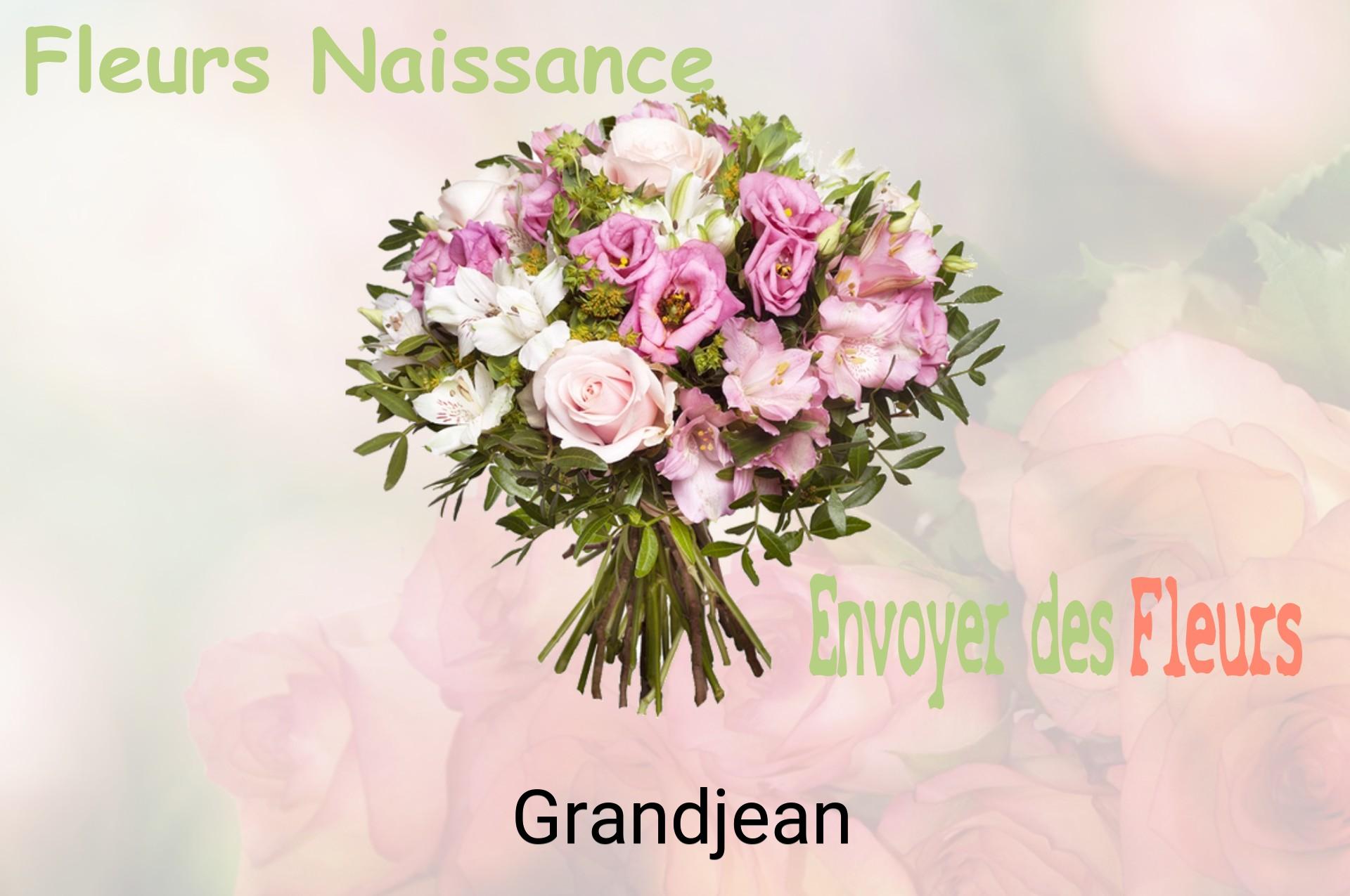 Bouquet de fleurs de naissance livré à Grandjean